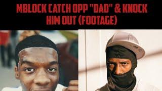 MBlock Catch Opp "Dad" & Knock Him Out (Footage) | PGF Nuk Switch Case Picked Up By Feds
