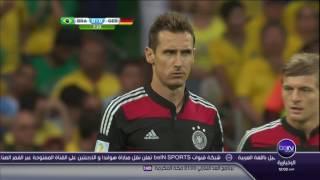 تقرير beIN SPORTS  عن مباراة  البرازيل 1 - 7 المانيا - نصف نهائي كأس العالم -  9 / 7 / 2014