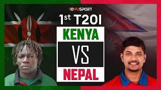  LIVE | Kenya vs Nepal | 1st T20 | 25th Aug at 3:30pm