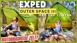 ZELT für Motorradreisen PR€IS, PRO & CONTRA | EXPED Outer Space 3