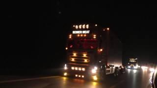 3x SCANIA Streamline & Topline - Beimer Meat - Loud V8 Sound! [HD]