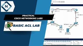 Basic ACL Lab   | CISCO Packet Tracer | Video # 42