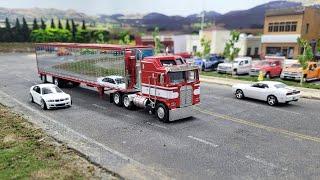 1/64 scale The Joy of Semi Trucks : cruising Through a Diecast City in Style