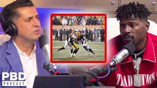 Antonio Brown Gets HEATED When Asked About CTE & Vontaze Burfict Hit