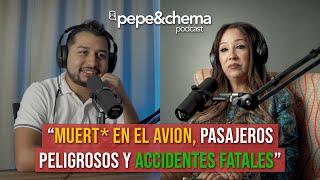 Soy Azafata "Mis historias de terror arriba del avión" Frida Rodas | pepe&chema podcast