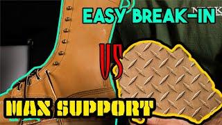 Max Support vs Easy Break-In Leather! Nicks Boot of the Week