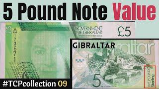 5 POUND Note Value | GIBRALTAR | #TCPcollection 09 | The Currencypedia International