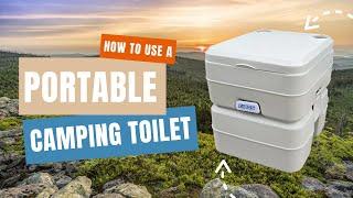 How to use your Portable Camping Toilet! / KINGS Review