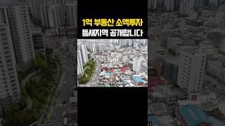 1억 부동산 소액투자 틈새지역 공개합니다.