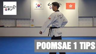 Taekwondo Poomsae 1 (2024) Tips