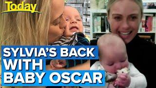 Sylvia Jeffreys' baby son Oscar steals the show | Today Show Australia