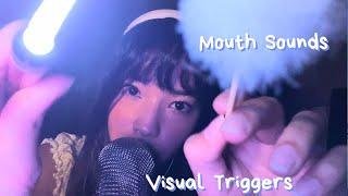 ASMR Mouth Sounds  Face Tracing Triggers