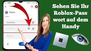 So sehen Sie Ihr Roblox-Passwort in Mobile 2025 | Siehe Roblox-Anmeldepasswort ||