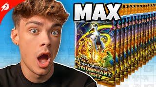 MAX Pack Opening for Triumphant Light! (CRAZY LUCK)