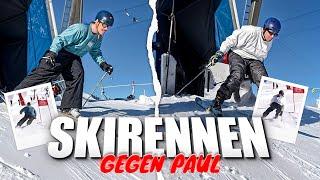 Ich fahre ein echtes SKIRENNEN gegen PAUL FREGE (um 100€)