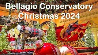 Bellagio Conservatory Christmas 2024 | Las Vegas Christmas | Bellagio Gardens | Vegas December 2024