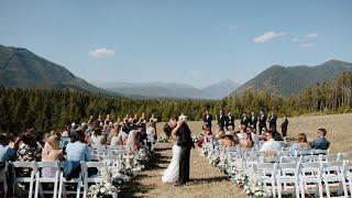 Beautiful Destination Wedding in Glacier National Park in Montana