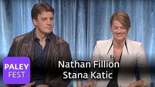 Castle - Nathan Fillion and Stana Katic Talk Handcuffs
