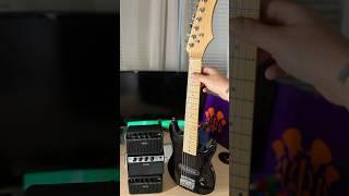 Running a 25 dollar five below guitar into cheap mini stack amps #guitar ar