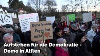 Aufstehen für die Demokratie - Demo in Alflen