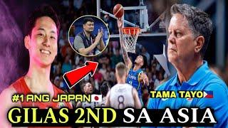 GILAS 2ND sa ASIA! JAPAN #1 sa RANKING IMPROVEMENT ng FIBA! TAMA si COACH TIM at TAB! TINDI ng CHINA