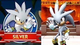 Sonic Dash SILVER VS Sonic Forces Speed Battle SILVER