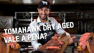 How to Make Dry Aged Tomahawk on the Barbecue | Netão Bom Beef