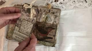 Accordion Folder flip through - #timholtz #junkjournal