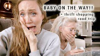 baby on the way + thrift shopping road trip! | XO, MaCenna Vlogs