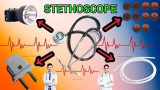 How to make a stethoscope at home || 100% working