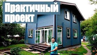 Дом из клееного бруса.