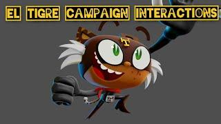 Nickelodeon All-Star Brawl 2- El Tigre Campaign Interactions