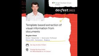 Conf. dr. Bogdan Alexe - Template based extraction of visual information from documents