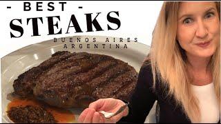 The BEST places for STEAK in Argentina | Buenos Aires Vlog 2022 | Travel Vlog  Food Vlog 2022