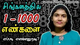 Learn Numbers in Sinhala l Learn Sinhala l  Sinhala for beginners l Speak Sinhala with Sharmi