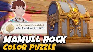 Mamull Rock Color Puzzle (Natlan Hidden Achievement & Luxurious chest) Genshin Impact 5.2