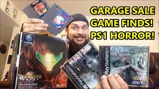 GARAGE SALE GAME FINDS! PS1 HORROR! | Scottsquatch