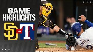 Padres vs. Rangers Game Highlights (7/3/24) | MLB Highlights