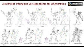 TOG & SIGGRAPH 2024: Joint Stroke Tracing and Correspondence for 2D Animation