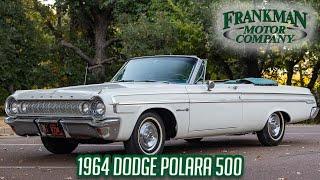 Smooth Running 1964 Dodge Polara 500 Convertible - Frankman Motor Company - Walk Around & Driving