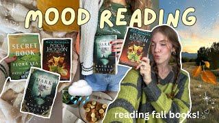 MOOD READING (FALL EDITION)  one dark window, the new percy jackson & more!