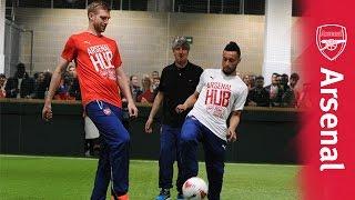 Per Mertesacker and Francis Coquelin launch the Arsenal Hub