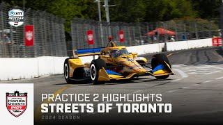 Practice 2 Highlights | 2024 Ontario Honda Dealers Indy Toronto | INDYCAR