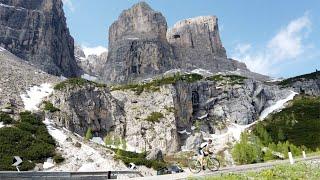 Biking the Dolomites( Italie) 2019 -Fietsen in de Dolomieten