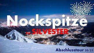 Silvesterbiwak auf der Nockspitze mit Blick auf Innsbruck