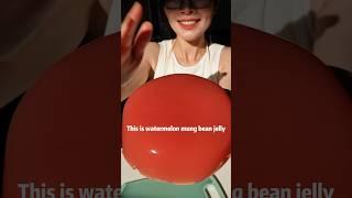 2 ingredients watermelon mung bean jelly noodles 