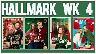 Hallmark Christmas Movies 2024 Wk 4 Recap (SANTA TELL ME, TRIVIA, IRISH, COINS)