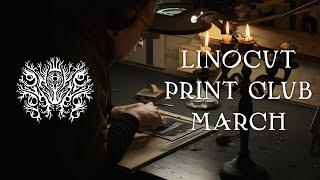 Print Club: March | Linocut Print Process ― Limited and Timed Edition Only Available in March