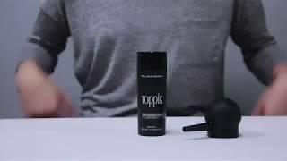 How to Use Toppik: Applying Hair Fibers with Spray Applicator
