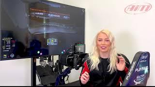 AiM Technologies SiM Racing Display Logger With Chloe Anna Jones